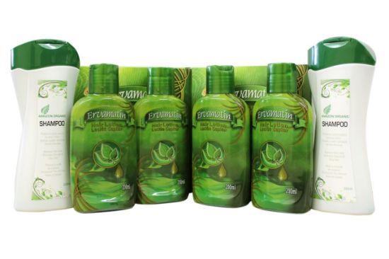 Picture of 4 Bottle's Ervamatin™ Hair Growth Lotion & FREE 2 Organic Shampoo